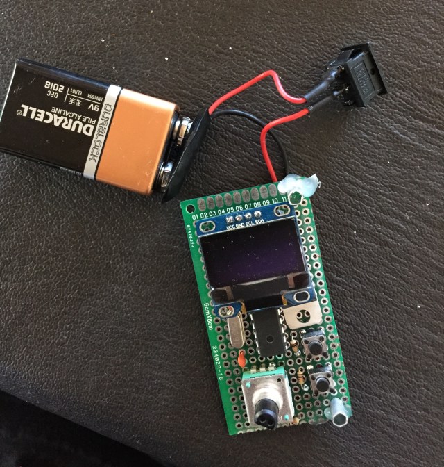 The guts of the device, before the housing was made